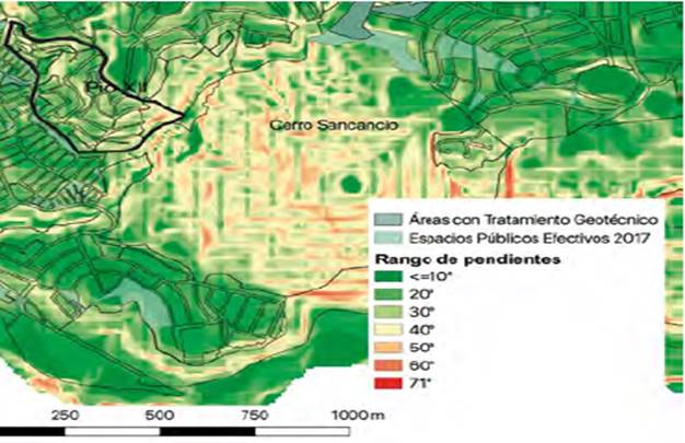Trama org&aacute;nica en el barrio P&iacute;o XII.