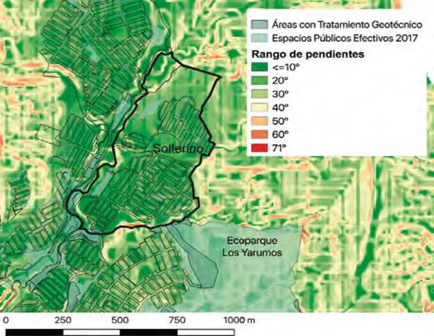 Trama reticular en el barrio Solferino.