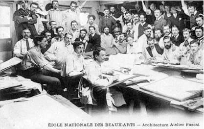 &Eacute;cole Nationale des Beaux-Arts. Atelier de Jean Louis Pascal