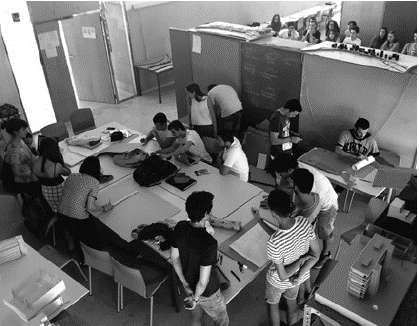 Aula taller de la ETSA-UPV