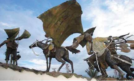 Monumento a los colonizadores: &ldquo;La Agon&iacute;a&rdquo;