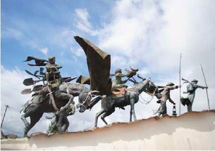 Monumento a los colonizadores: &ldquo;El &Eacute;xtasis&rdquo;