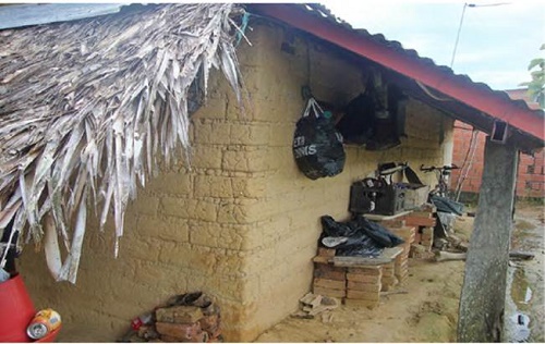 Vivienda en adobe de Nunchía.