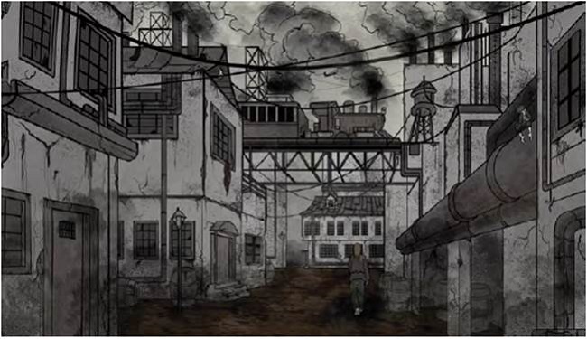 La ciudad industrial.