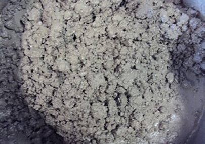 Mezcla de concreto en estado h&uacute;medo. 