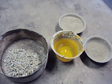 Preparaci&oacute;n de los materiales. 