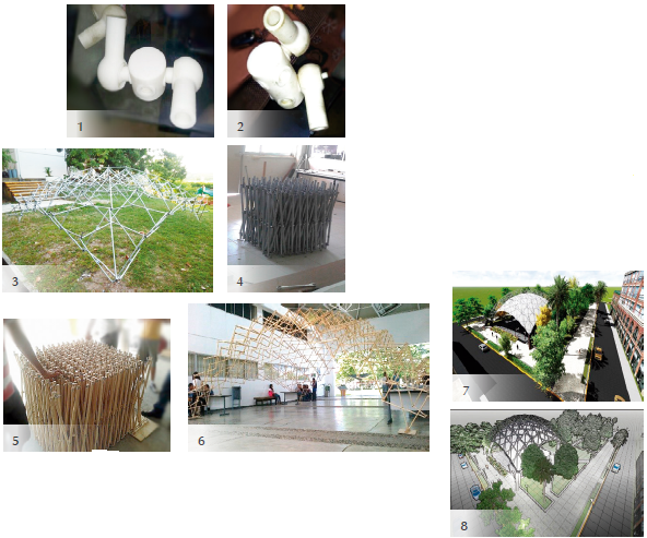 (1-8). Propuestas para el Ayuntamiento, para rescate de espacios p&uacute;blicos desarrollados por vinculaci&oacute;n con el Laboratorio de Estructuras.