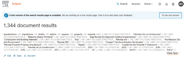 Ejemplo de estrategia de b&uacute;squeda en Scopus