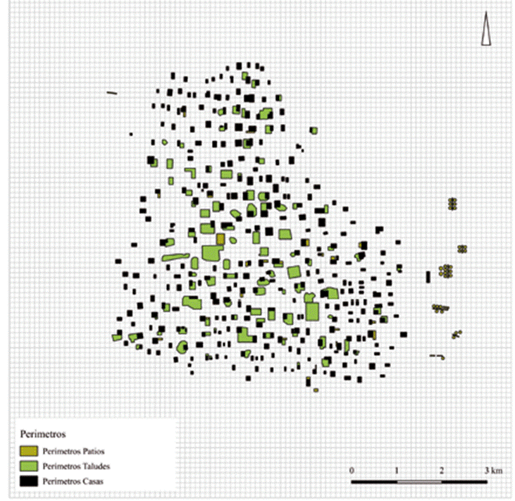 Mapa de la condici&oacute;n actual de la huella urbana