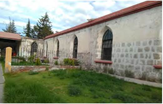 Vista exterior de la sala de hospitalizaci&oacute;n del hospital Goyeneche.