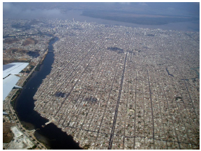Vista a�rea del suroeste de Guayaquil
