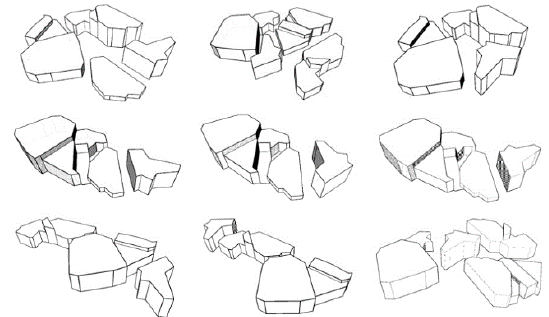 Variabilidad de agrupaciones modulares.
