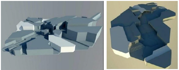 Modelaciones volum�trico-espaciales prearquitecturales de alumnos de la carrera de arquitectura