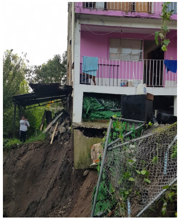 Afectaciones en la vivienda analizada