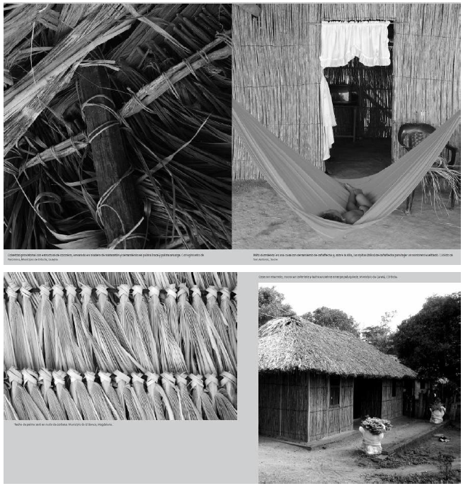 Viviendas vernculas de localidades de Colombia
