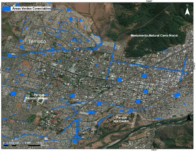 �reas verdes conectables