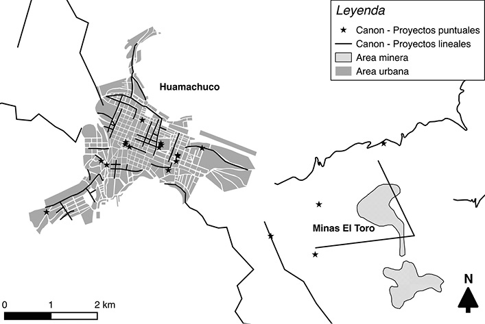 Ciudad
de Huamachuco, minas de El Toro y proyectos municipales financiados con canon
minero