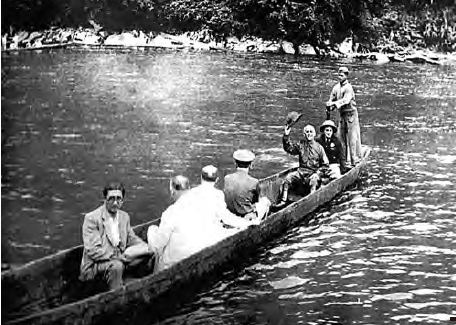 El presidente Prado durante su gira amazónica
