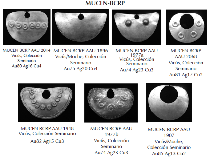 Las narigueras que forman parte de esta investigaci&oacute;n