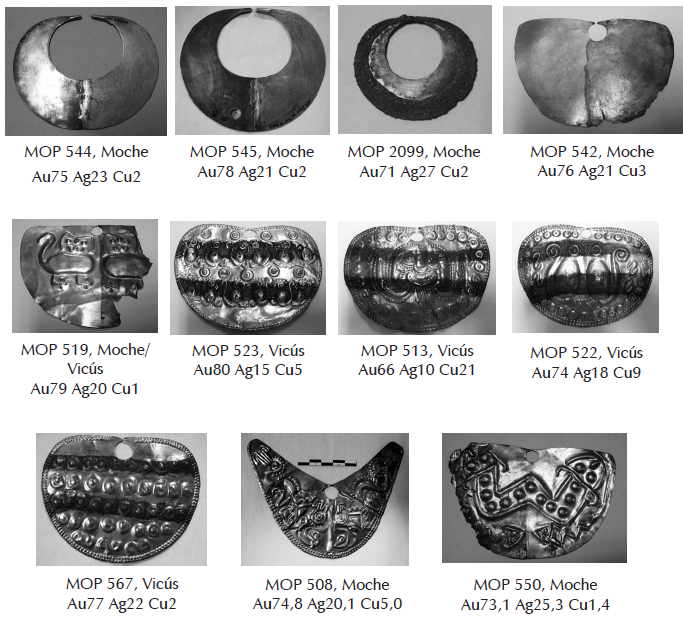 Las narigueras que forman parte de esta investigaci&oacute;n