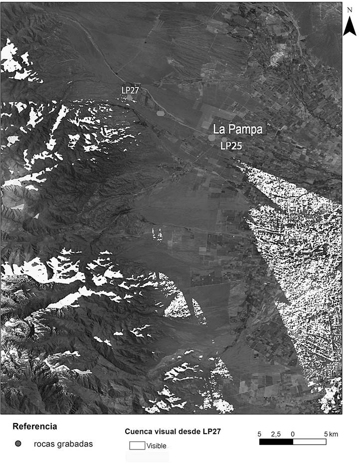 Cuenca visual desde LP27 perteneciente a la concentracin 4 del Sector Alto