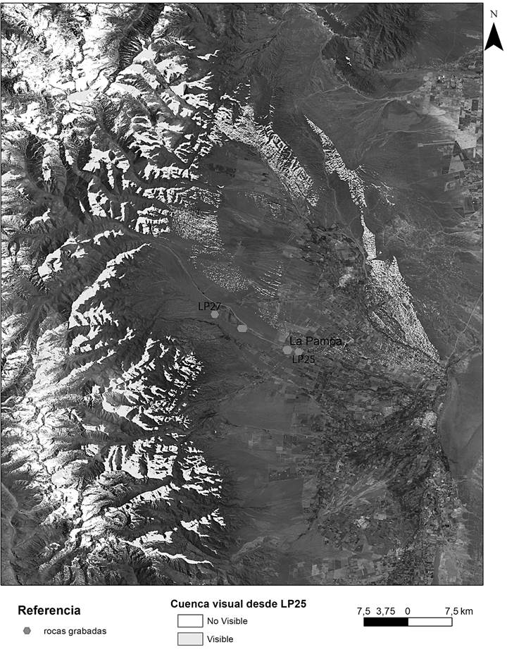 Cuenca visual desde LP25 perteneciente a la concentracin 1 del Sector bajo