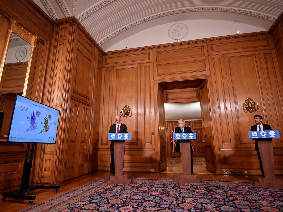 Conferencia de prensa del primer ministro brit�nico Boris Johnson