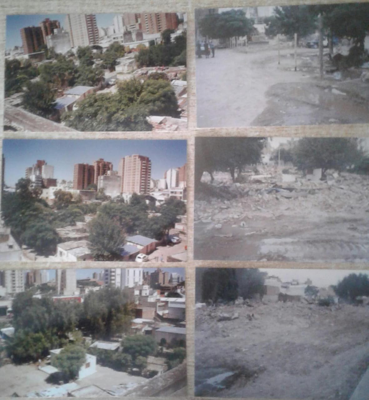 Villa El Pocito antes y despus de su relocalizacin