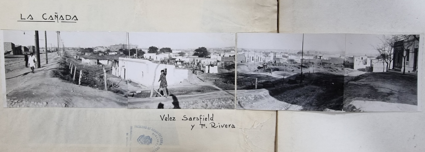 Panormica del sector de La Caada entre Vlez Srsfield y actual Pueyrredn