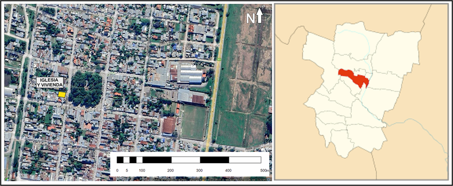 Ubicaci�n geogr�fica San Isidro de Lules.