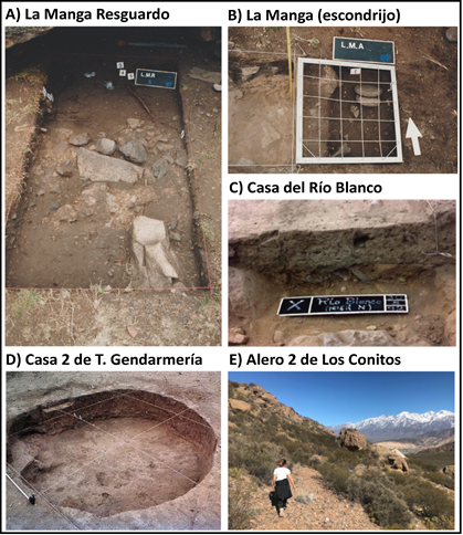 Sitios arqueol�gicos: