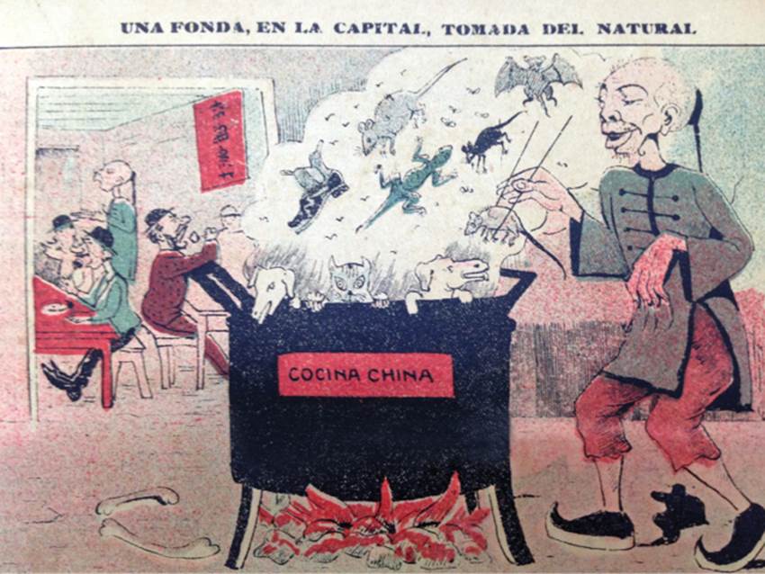  Fonda china retratada por el periódico
satírico Fray K-Bezon (1907).