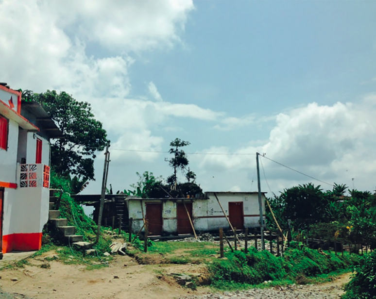 Casas abandonadas en vereda Juan Tapao.