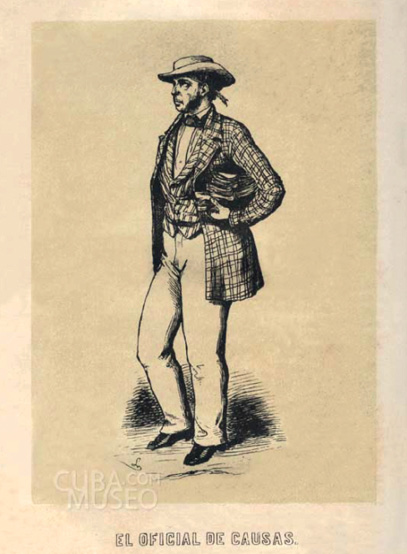 El oficial de causas.