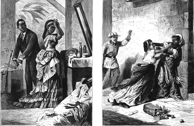 “La Toilette para el sarao” y “Una pelea de mujeres de color”.