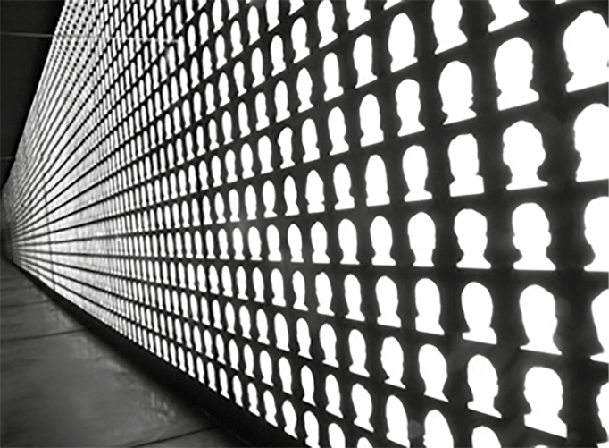 Alfredo Jaar, Geometra de la conciencia, 2010. Museo de la Memoria, Santiago de Chile.