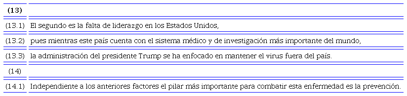 Necesidades respecto a la carga semántica de las valoraciones