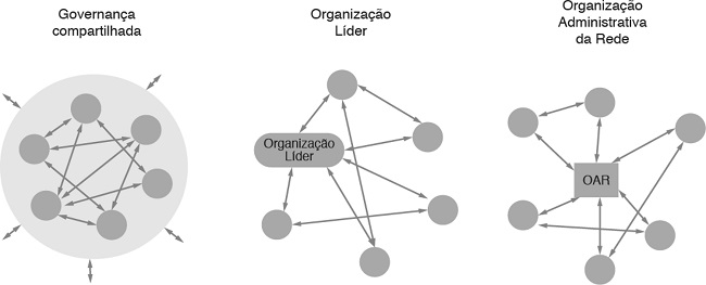 Modelos b&aacute;sicos de governan&ccedil;a de redes organizacionais