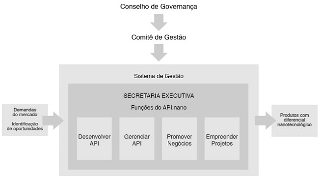 Estrutura Organizacional do API de Nanotecnologia
