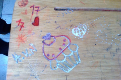 Aula de clase: silla -
  grado 6°A.