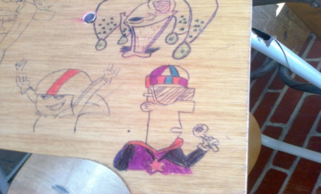 Aula de clase: silla - grado 6°B.