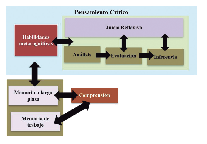 Modelo de pensamiento crítico enmarcado en habilidades del pensamiento