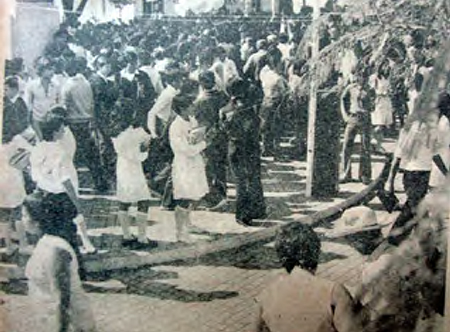 Diario ABC COLOR, 25 de julio 1975, p. 10: Estudiantes con &ldquo;Semana de la Amistad&rdquo;.