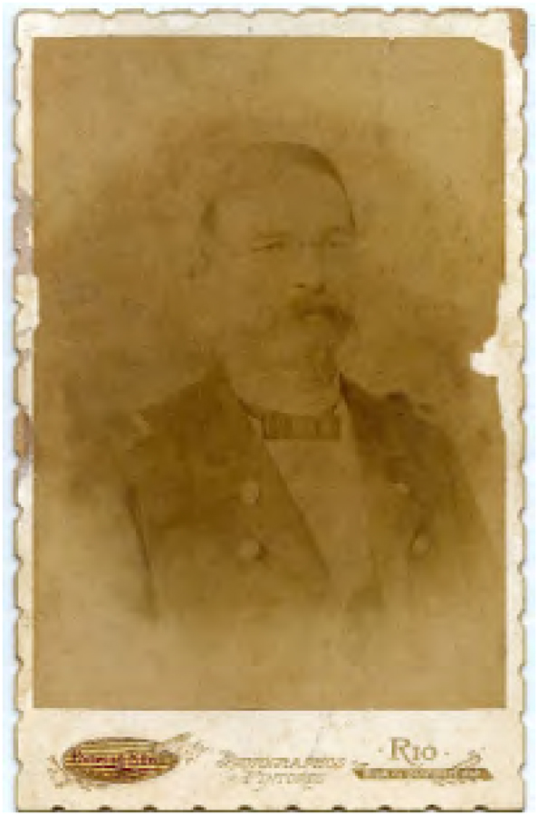 PACHECO E FILHO. Benjamin Constant Botelho de Magalh&atilde;es. Circa 1889. Carte-cabin&ecirc;t, albumina, 10,7&times;16,5cm, Rio de Janeiro. FBC. F.923. Museu Casa Benjamin Constant, Ibram/MinC.