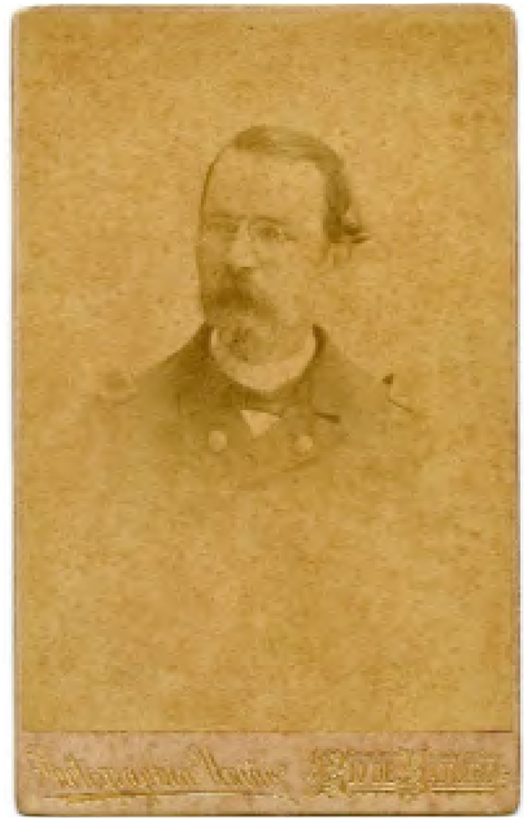 GUTIERREZ, Juan. (Photographia Uni&atilde;o). Benjamin Constant Botelho de Magalh&atilde;es. Circa 1890. Carte-cabin&ecirc;t, albumina, 11&times;16,6cm, Rio de Janeiro. FBC. F.024. Museu Casa Benjamin Constant, Ibram/MinC.