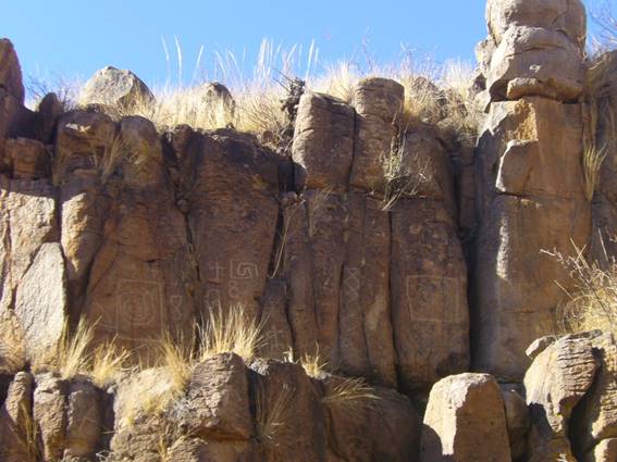 Vista general del sitio de Arroyo de la Tigra