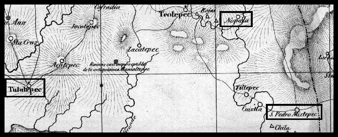 Área de Tututepec, Nopala y San Pedro Mixtepec