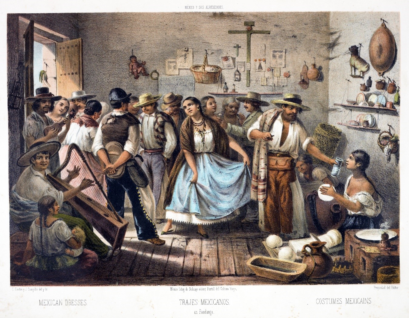 Trajes mexicanos un Fandango