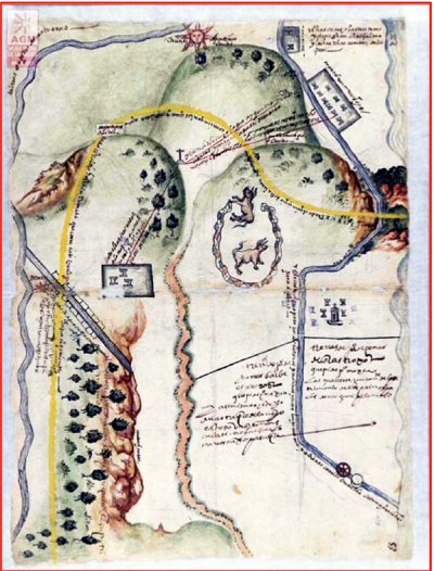 Mapa de Patlachiuca y Moyotepec, Texcoco, Estado de M&eacute;xico