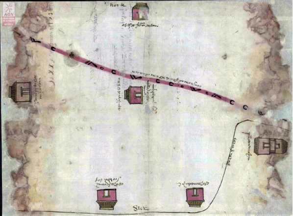 Diversos mapas con la presencia de la cerca general:
